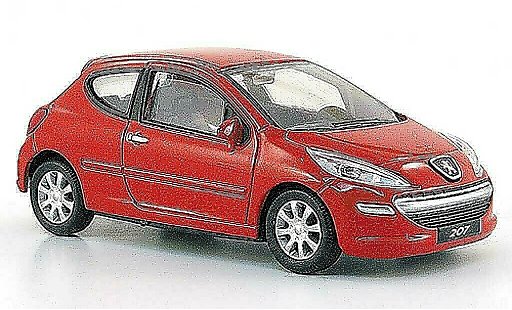 Peugeot 207 Base 1/43 Mondo Motors red 3-turig diecast model cars