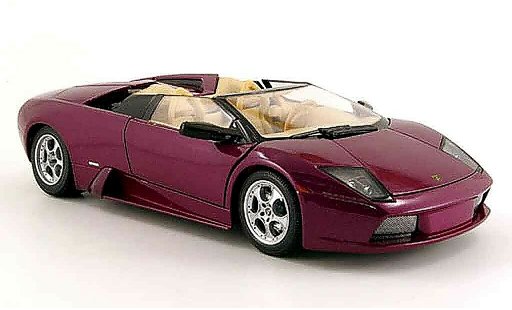 Lamborghini Murcielago Roadster 1/18 Maisto purple diecast model cars