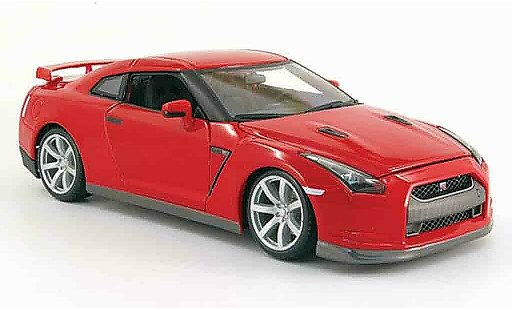 Nissan Skyline R35 1/18 Burago gt-r red 2009 diecast model cars