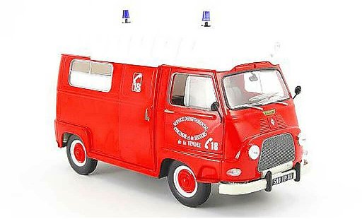 Renault Estafette Base 1/18 Norev pompier service departemental dincendie et de secours 1968 diecast model cars