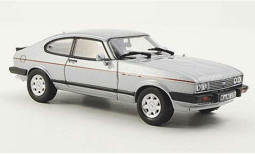 Ford Capri 2.8i 1/43 Norev Mk III 2.8 Superinjection grey 1984 diecast model cars