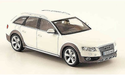 Audi A4 allroad 1/43 Schuco white 2009 diecast model cars