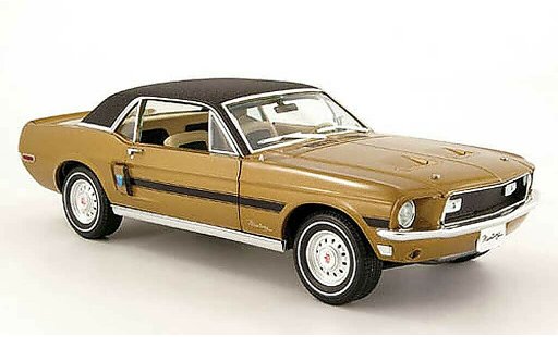 Ford Mustang GT 1/18 Greenlight or/black high country special diecast model cars