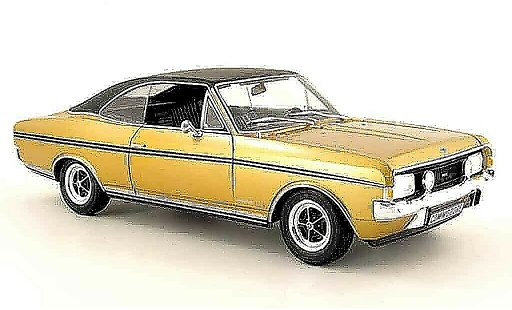Opel Commodore A 1/18 Revell gs e or black mcw sondermodell 1970 diecast model cars