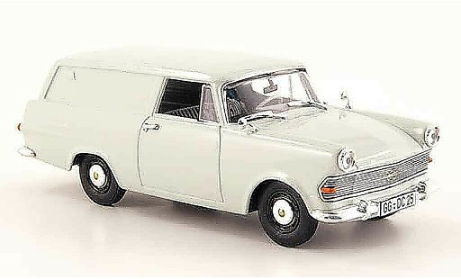 Opel Rekord P2 1/43 Bing van grey diecast model cars