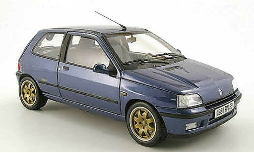 Renault Clio Williams 1/18 Norev blue 1993 diecast model cars