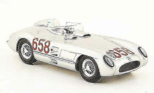 Mercedes 300 Base 1/43 Norev No.658 J.M. Fangio Mille Miglia 1955 diecast model cars