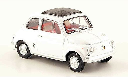 Fiat 595 Abarth 1/43 Brumm SS white 1965 diecast model cars