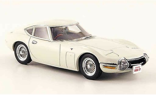 Toyota 2000 GT Prototype 1/43 Ebbro prototyp white diecast model cars