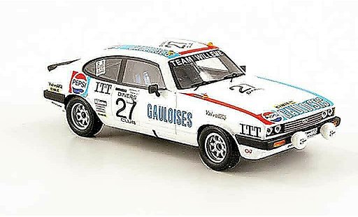 Ford Capri 3.0S 1/43 Premium X MK III No.27 Gauloises Pepsi 24h Spa 1980 diecast model cars