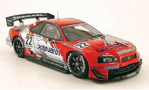 Nissan Skyline R34 1/18 Autoart JGTC gt-r no.22 xanavi s.motoyama 2002 diecast model cars