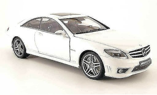 Mercedes Classe CL AMG 1/18 Autoart 63 (c216) white diecast model cars
