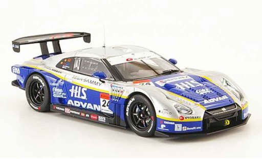 Nissan Skyline R35 1/43 Ebbro JGTC GT R No.24 H.I.S. Advan SGT 500 Fuji 2009 diecast model cars