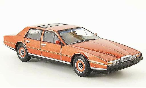 Aston Martin Lagonda saloon 1/43 Minichamps red mcw 1982 diecast model cars