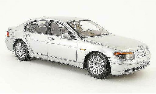 Bmw 745 E65 1/18 Welly i grey diecast model cars