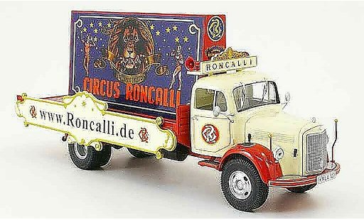 Mercedes L3500 Base 1/43 Premium Cls flatbed Circus Roncalli Werbe LKW diecast model cars