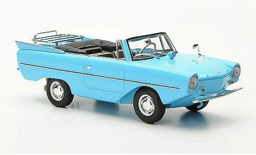 Amphicar 1965 cabrio 1/43 Minichamps turquoise diecast model cars