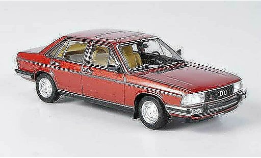 Audi 100 gl 1/43 Minichamps (C2) red 1979 diecast model cars