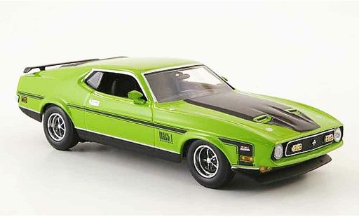 Ford Mustang Mach 1 1/43 Minichamps green diecast model cars