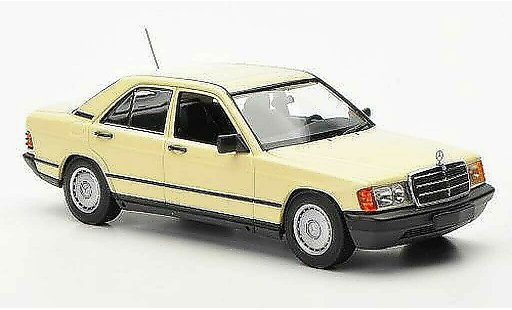 Mercedes 190 Base 1/43 Minichamps (W201) elfenbein 1984 diecast model cars