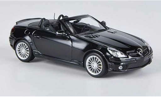 Mercedes Classe SLK AMG 1/43 Minichamps 55 (R171) black 2008 diecast model cars