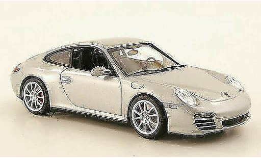 Porsche 911 4S 1/43 Minichamps Carrera (II) grey 2008 diecast model cars