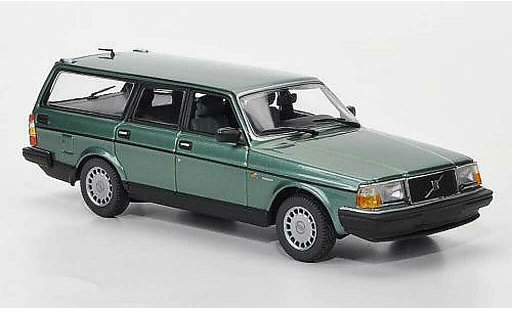 Volvo 240 GL 1/43 Minichamps Estate green 1986 diecast model cars