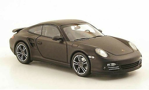 Porsche 911 Turbo 1/43 Minichamps (II) mattgrey 2009 diecast model cars