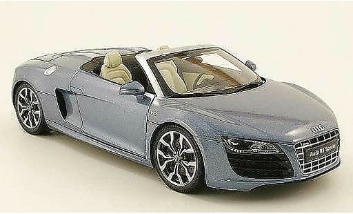 Audi R8 spyder 1/18 Kyosho grey blue diecast model cars