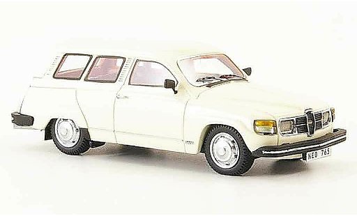 Saab 95 GL 1/43 Neo creme white 1979 diecast model cars