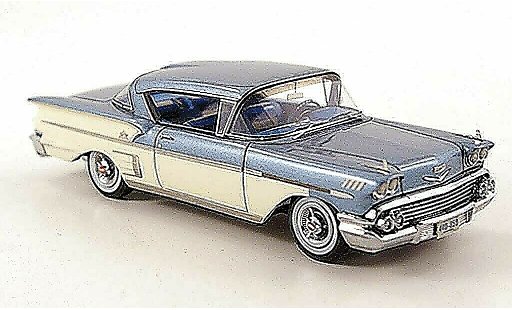Chevrolet Bel Air Coupe 1/43 Neo 1958 Impala Hardtop blue/Ivoire diecast model cars