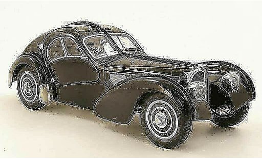 Bugatti 57 Atlantic 1/18 CMC SC coupe black 1938 chassis-nr. .591 diecast model cars