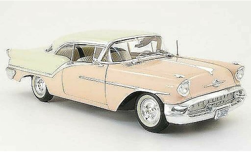 Oldsmobile Super 88 Base 1/18 Highway 61 pink/beige 1957 diecast model cars