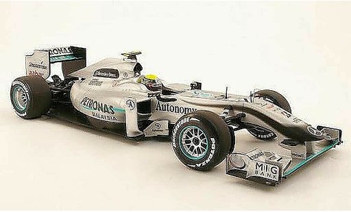Mercedes F1 2010 1/18 Minichamps MGP W01 No4 Petronas N.Rosberg Saison diecast model cars