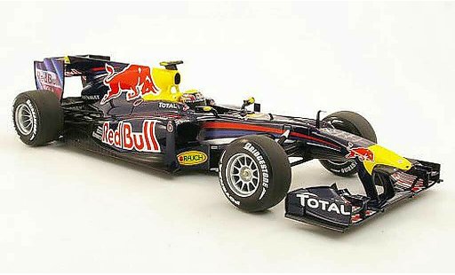 Renault F1 2010 1/18 Minichamps red Bull RB6 No6 MWebber Saison diecast model cars