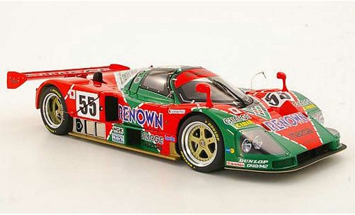 Mazda 787B Base 1/18 Autoart No.55 Renown Weidler / Herbert / Gachot 24h Le Mans 1991 20th Anniversary Edition diecast model cars
