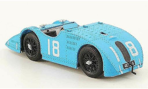 Bugatti 32 grand prix 1/43 Brumm type tank no.18 b. de cystria gp frankreich 1923 diecast model cars