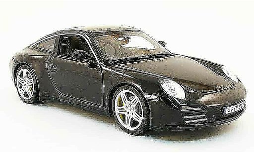 Porsche 911 Targa 1/18 Norev 4s black 2009 diecast model cars