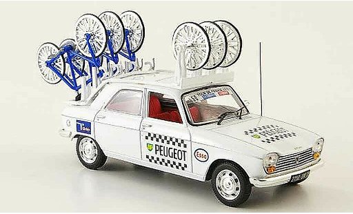Peugeot 204 Berline 1/43 Norev Saloon bp michelin tour de france 1970 diecast model cars