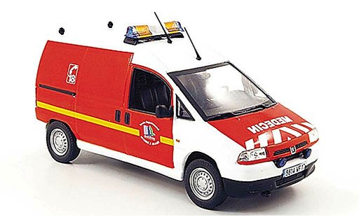 Peugeot Expert Base 1/43 Norev Fire brigade VRM pompier Frankreich 2001 diecast model cars