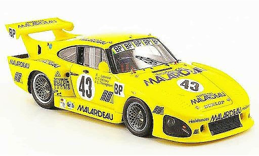 Porsche 935 1980 1/43 Spark K3 No.43 Malardeau 24h Le Mans diecast model cars