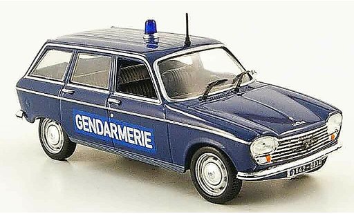 Peugeot 204 Break 1/43 Nostalgie Estate gendarmerie 1969 diecast model cars