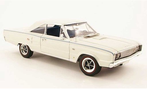Dodge Coronet 1967 1/18 Highway 61 r/t 426 creme white diecast model cars