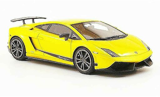 Lamborghini Gallardo LP570-4 1/43 Look Smart superleggera yellow 2010 diecast model cars