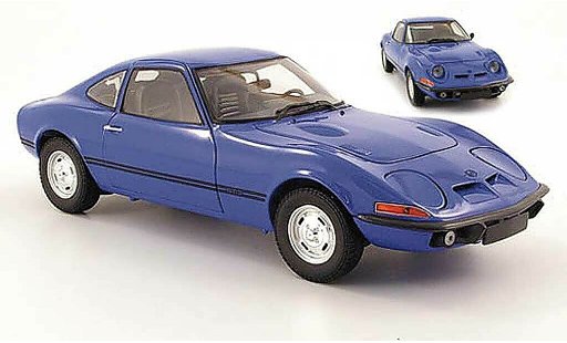 Opel GT GT/J 1/18 Minichamps j 1900 blue 1970 diecast model cars