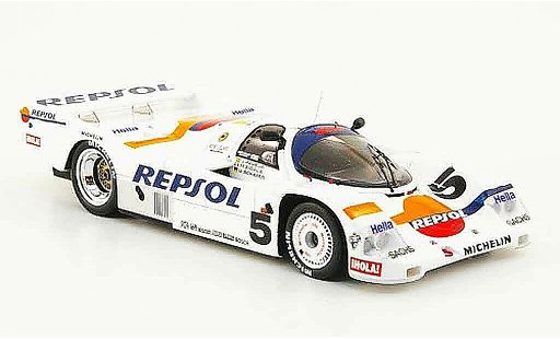 Porsche 962 1988 1/43 Spark No.5 Repsol 7ter Platz 24h Le Mans diecast model cars