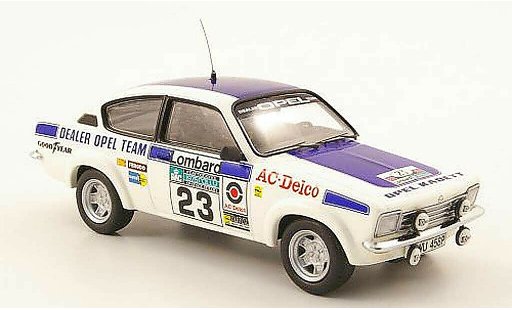Opel Kadett C Rallye 1/43 Schuco Coupe No.23 RALombarRally 1974 diecast model cars