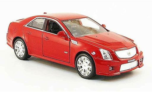 Cadillac CTS V 1/43 Luxury Die Cast red 2009 diecast model cars
