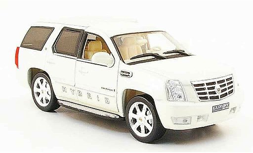 Cadillac Escalade hybrid 1/43 Luxury Die Cast white 2009 2010 diecast model cars