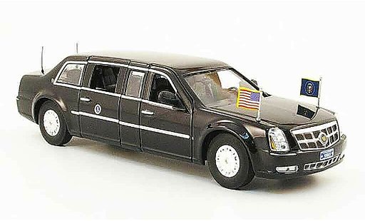 Cadillac DTS Limousine 1/43 Luxury Die Cast Presidential black 2009 diecast model cars